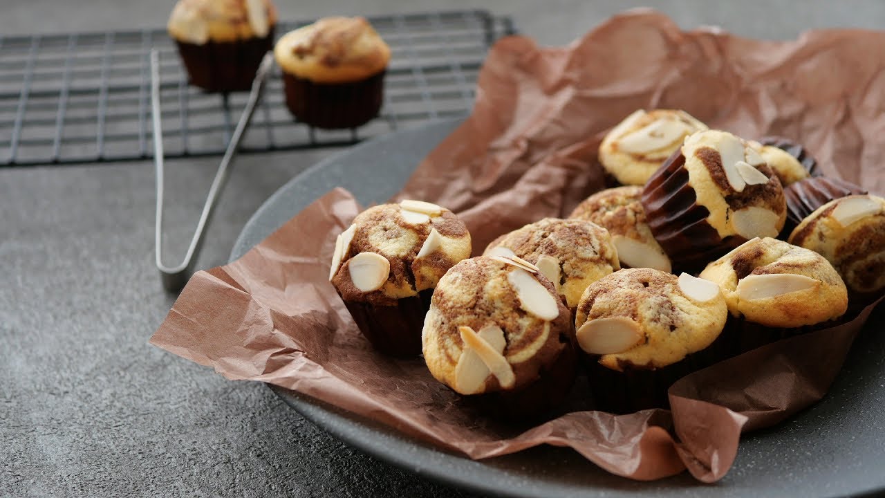 また食べたくなる!珈琲薫るふわふわマフィン ♡ワンボウルでぐるぐる混ぜるだけ!| Easy! Fluffy Coffee Muffins