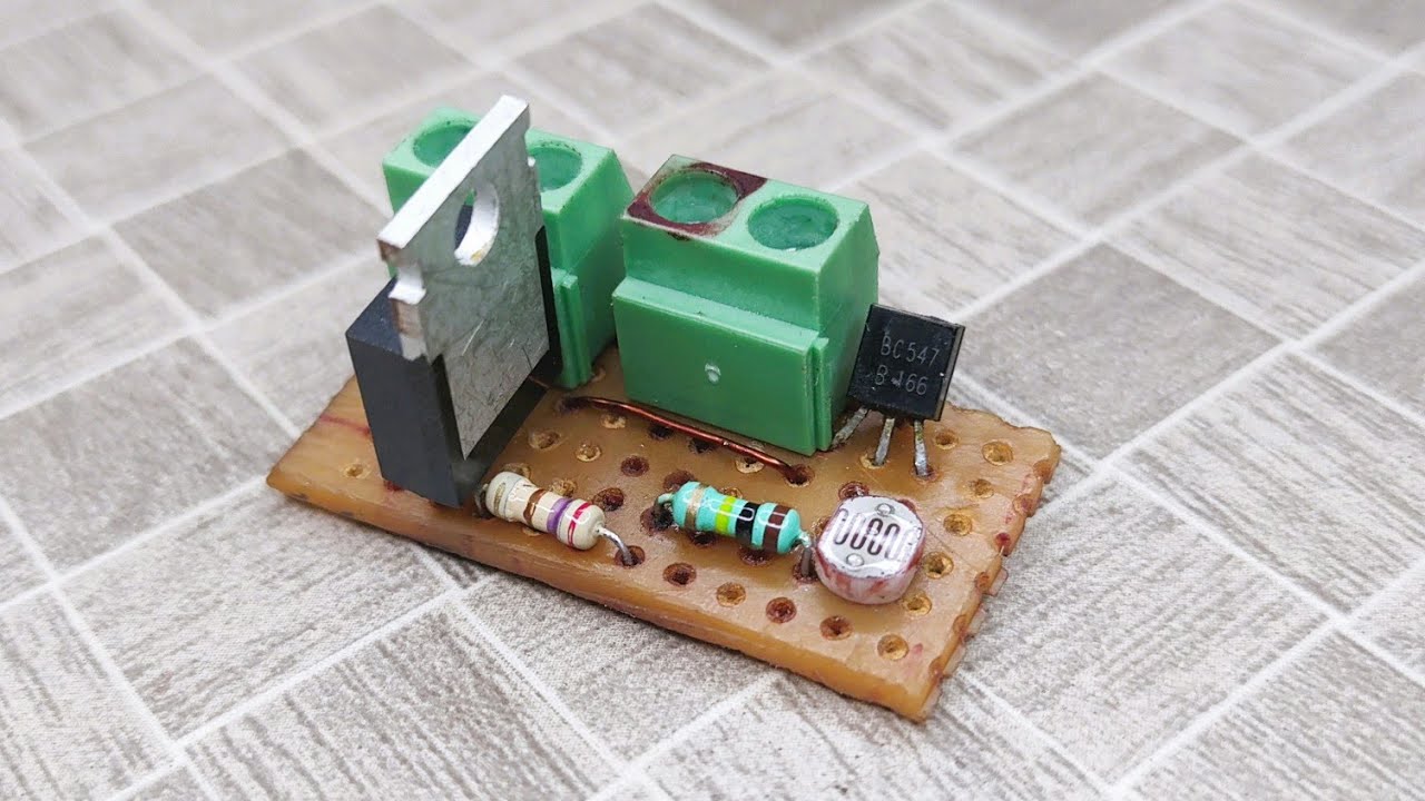 how to make smart street light without relay | ldr circuit