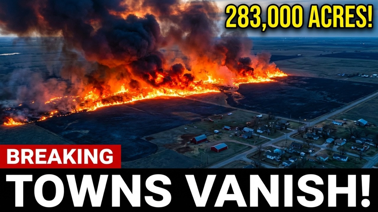 Oklahoma's 283,000 Acre MEGAFIRE Doubles In ONE DAY — 71 MPH Winds TRAP 4,000 As Towns VANISH!