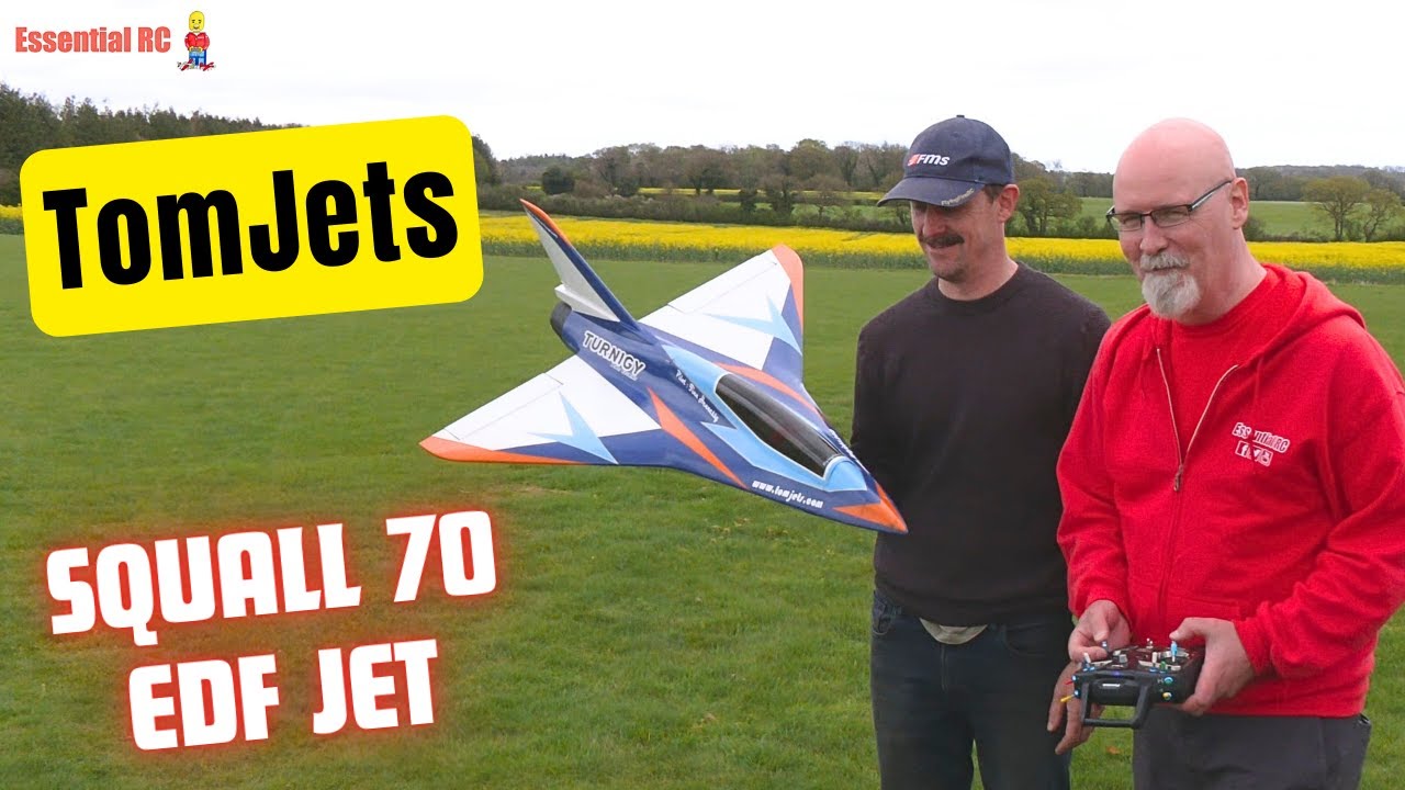 They let me fly their TomJets Squall 70mm EDF Jet | Me Like !