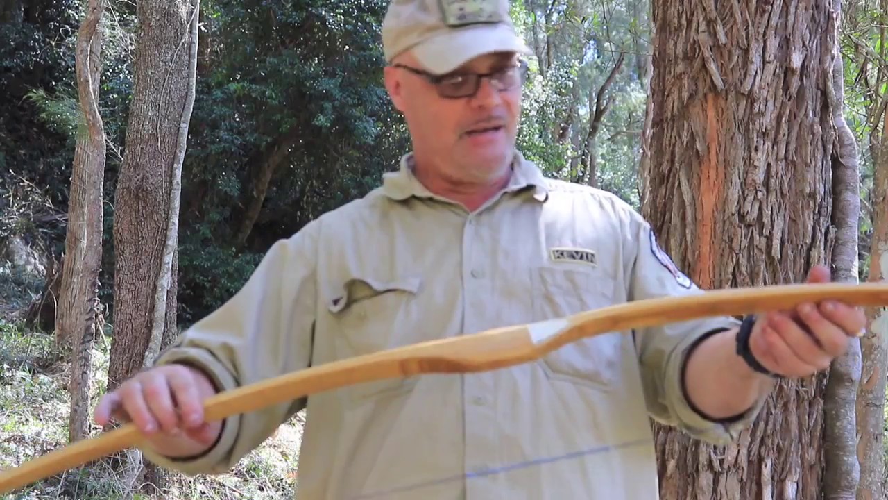 Primitive Self Bows - HOW TO MAKE A BOW.