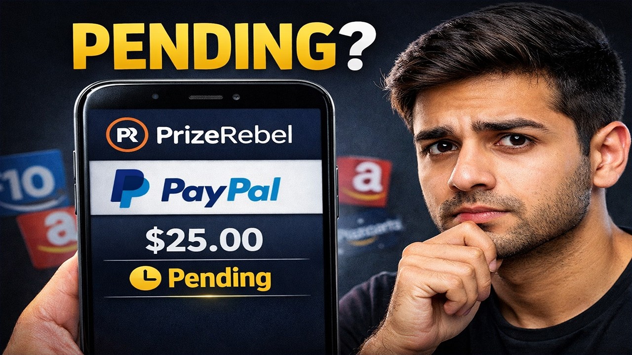 PrizeRebel App Review | PayPal Withdrawal Pending Explained