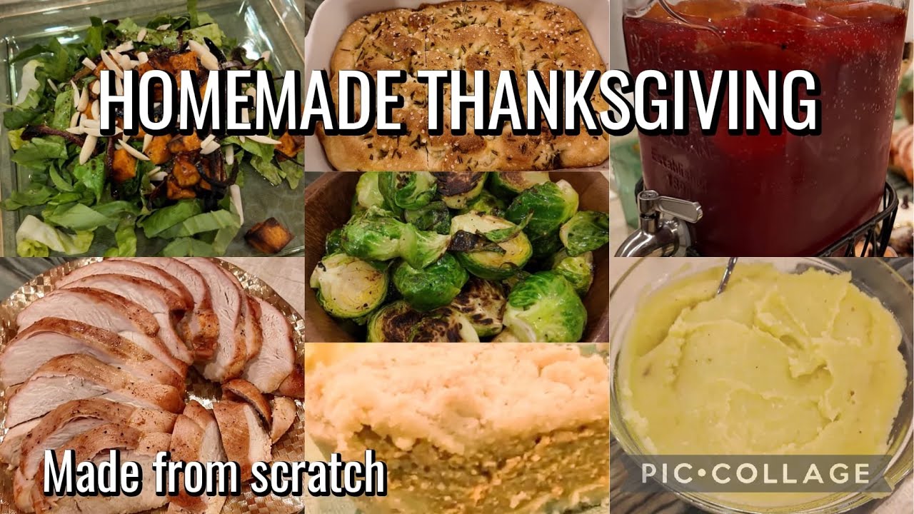 My Homemade Thanksgiving Menu | From Focaccia to Pumpkin Pie