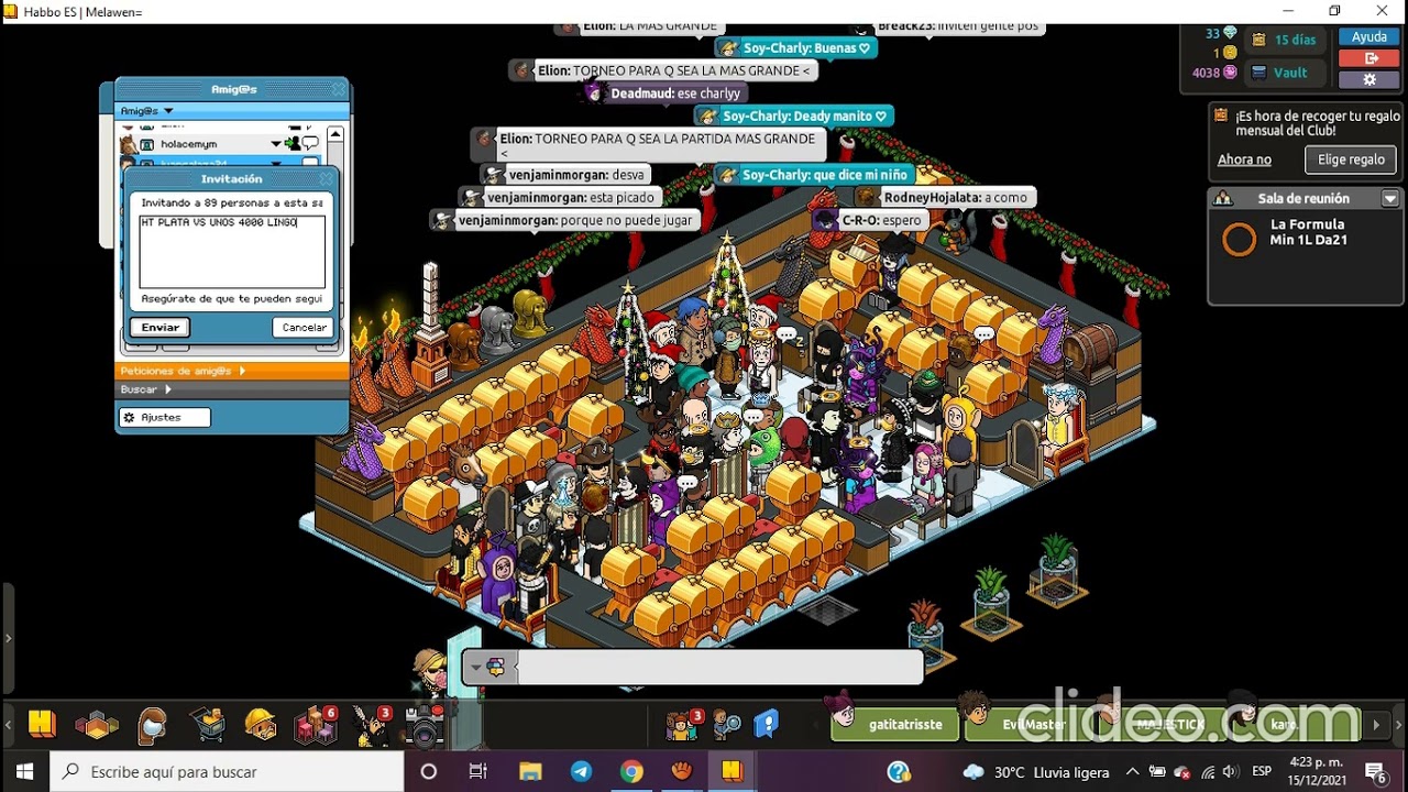 La Formula: HT Plata vs 1Dk plata + 2 Dk bronces + Trilo mamuts + 1000usdt (Habbo)