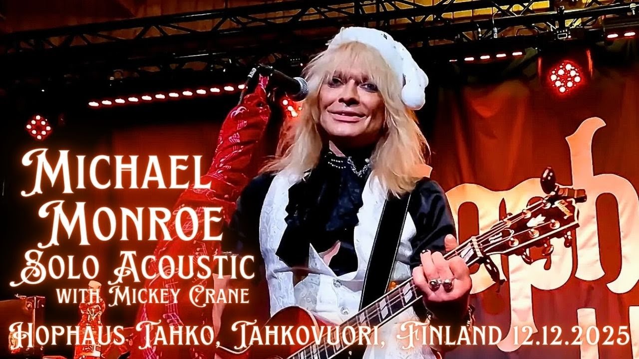 ☆ Michael Monroe Solo Acoustic - Christmas Songs @ Hophaus Tahko, Tahkovuori, Finland 12.12.2025 ☆