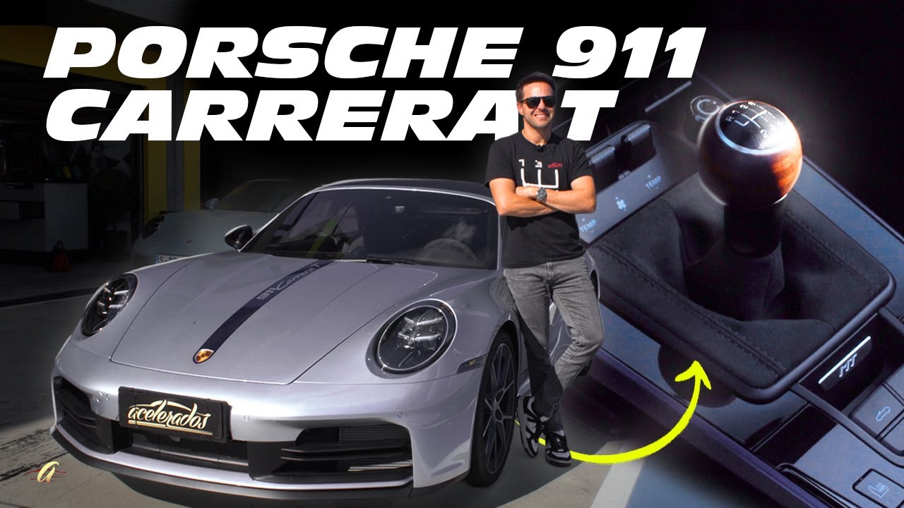 SAVE THE MANUALS! Gerson acelera o novo 911 Carrera T com CÂMBIO MANUAL no Velocitta!