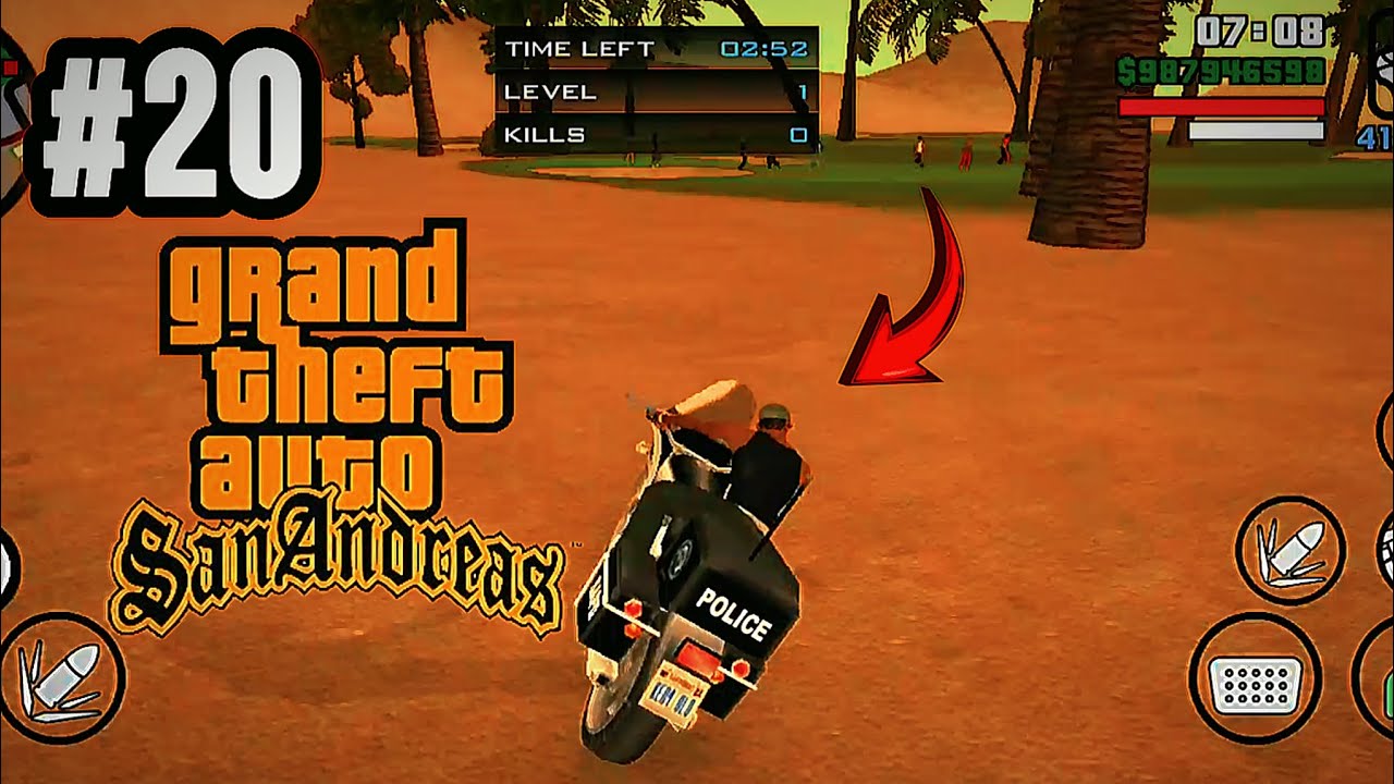 Inacreditável missão vigilante GTA SAN ANDREAS %100 |#20 Isaías Gonçalves Joaquim 🔥