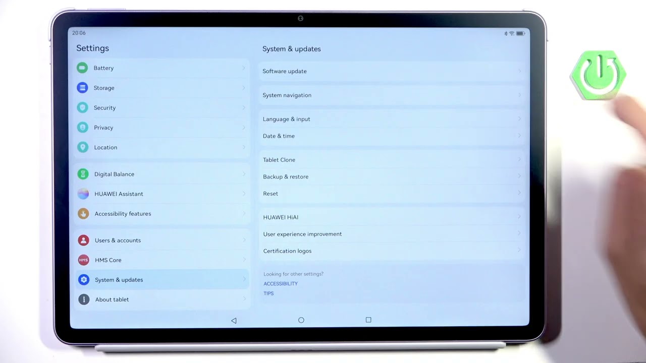 HUAWEI MatePad 11.5 (2025) &ndash; How to Check for Software Update