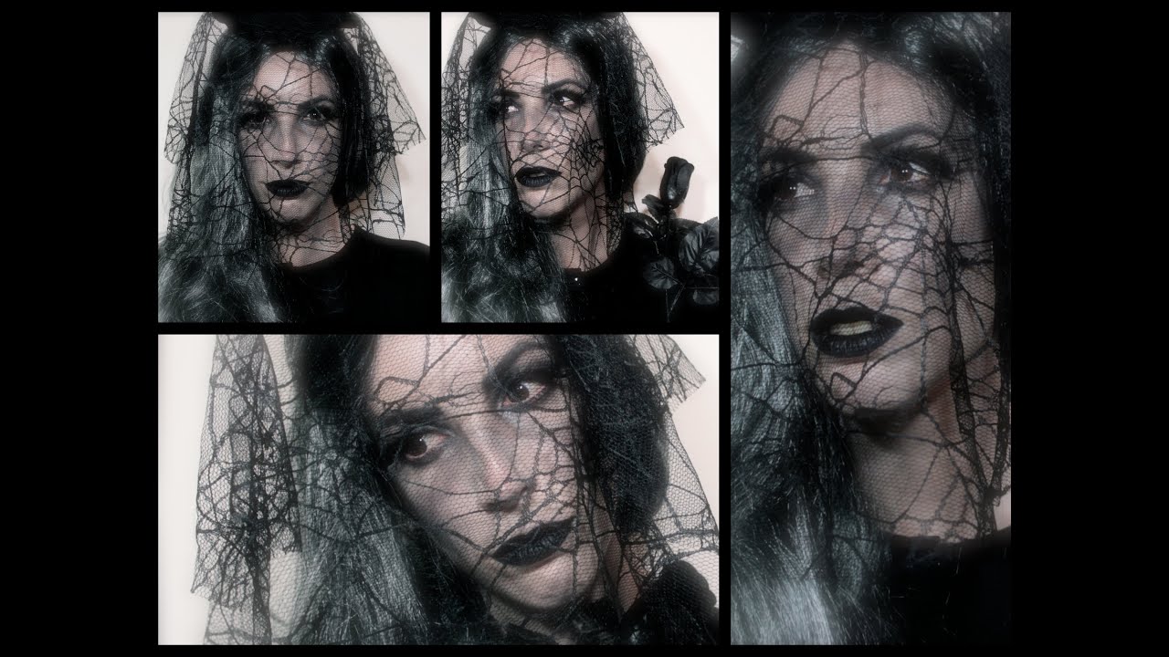 MAQUILLAJE PARA HALLOWEEN: VIUDA NEGRA CADÁVER