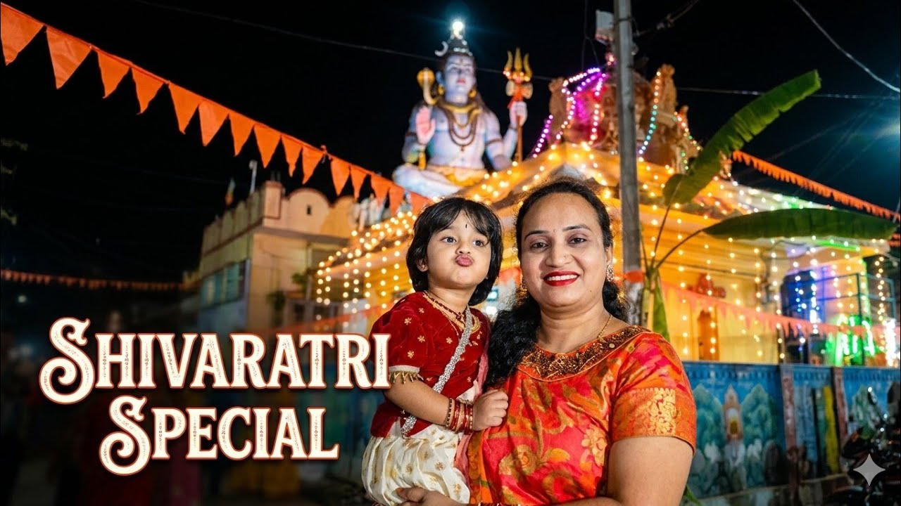 Mahashivratri special vlog and my first youtube video 