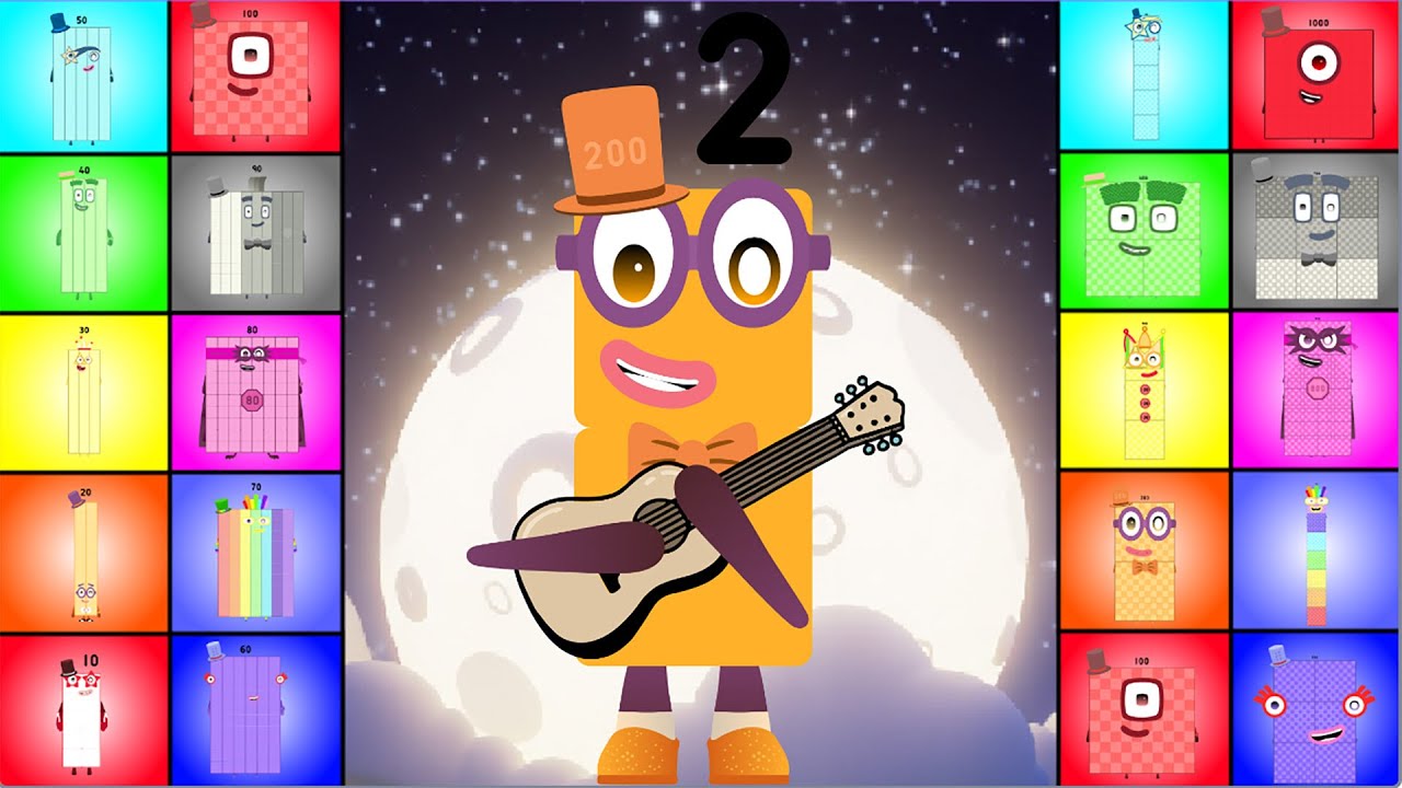 The Ultimate Battle Numberblocks Band Different but Ones VS Tens VS Hundreds (1-1000) Mashup!