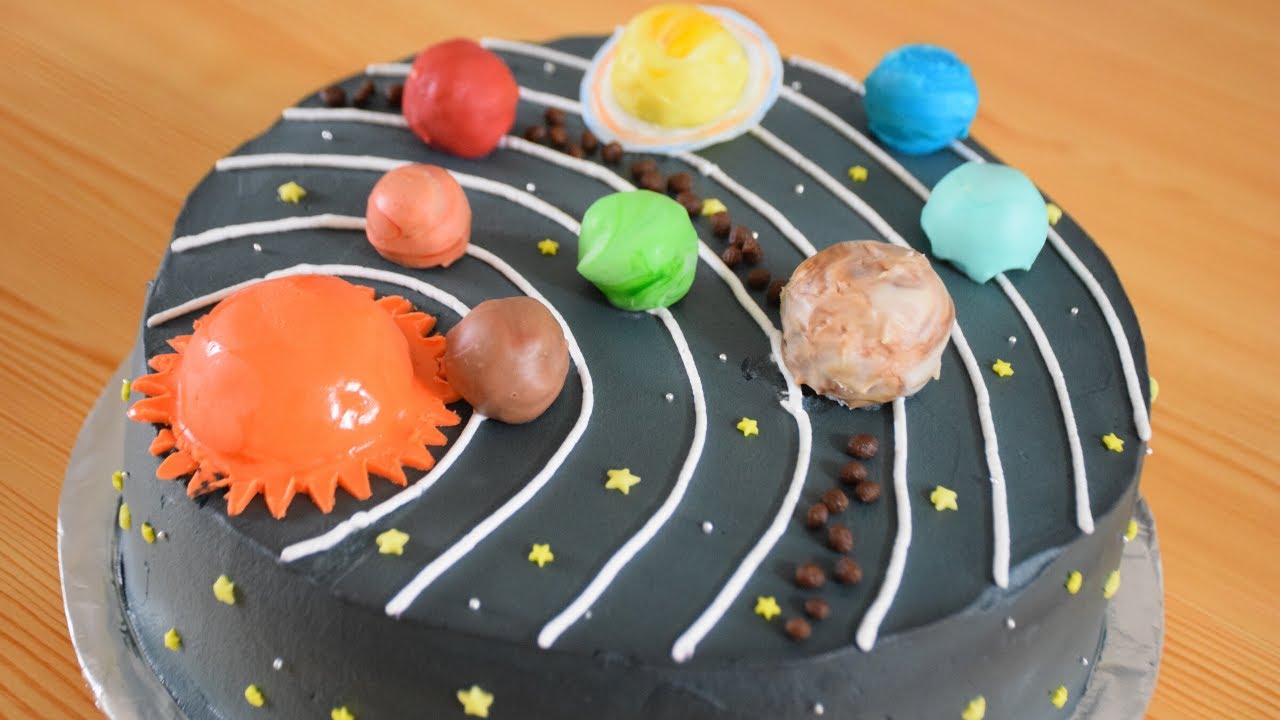 Solar System Cake | Galaxy Cake | Planets Cake | Space Cake | Kids Birthday Cake