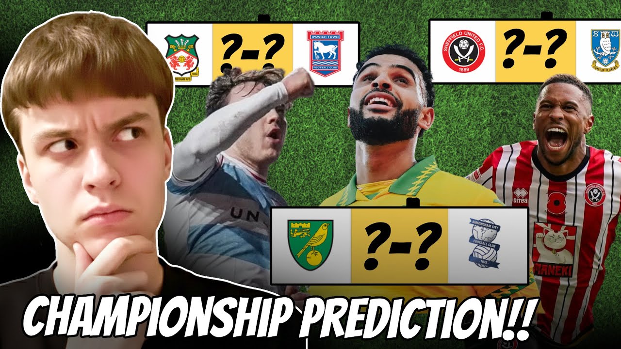 EFL Championship Predictions Gameweek 33!