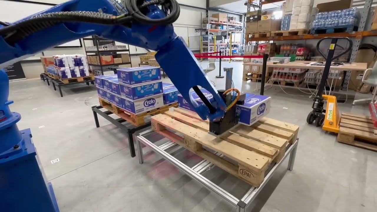 Mixed palletizing & Case depalletizing with the same gripper