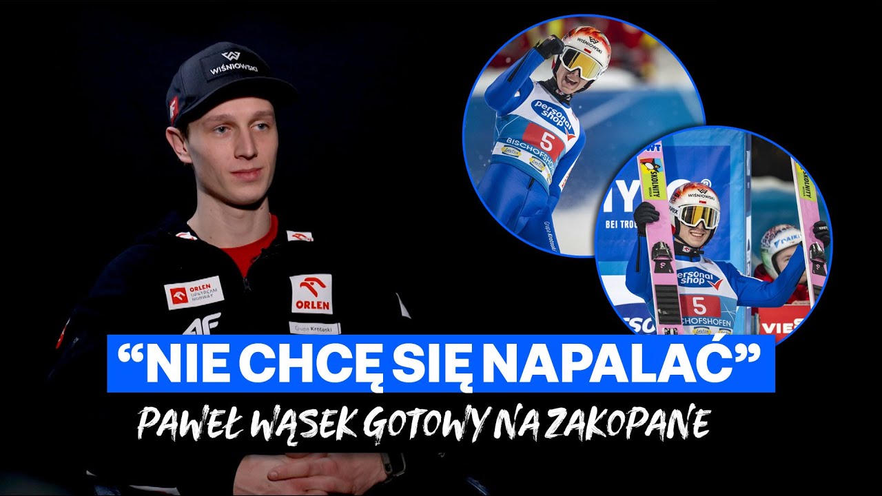 Paweł Wąsek cieszy się życiem i nie może doczekać skoków w Zakopanem 🤗