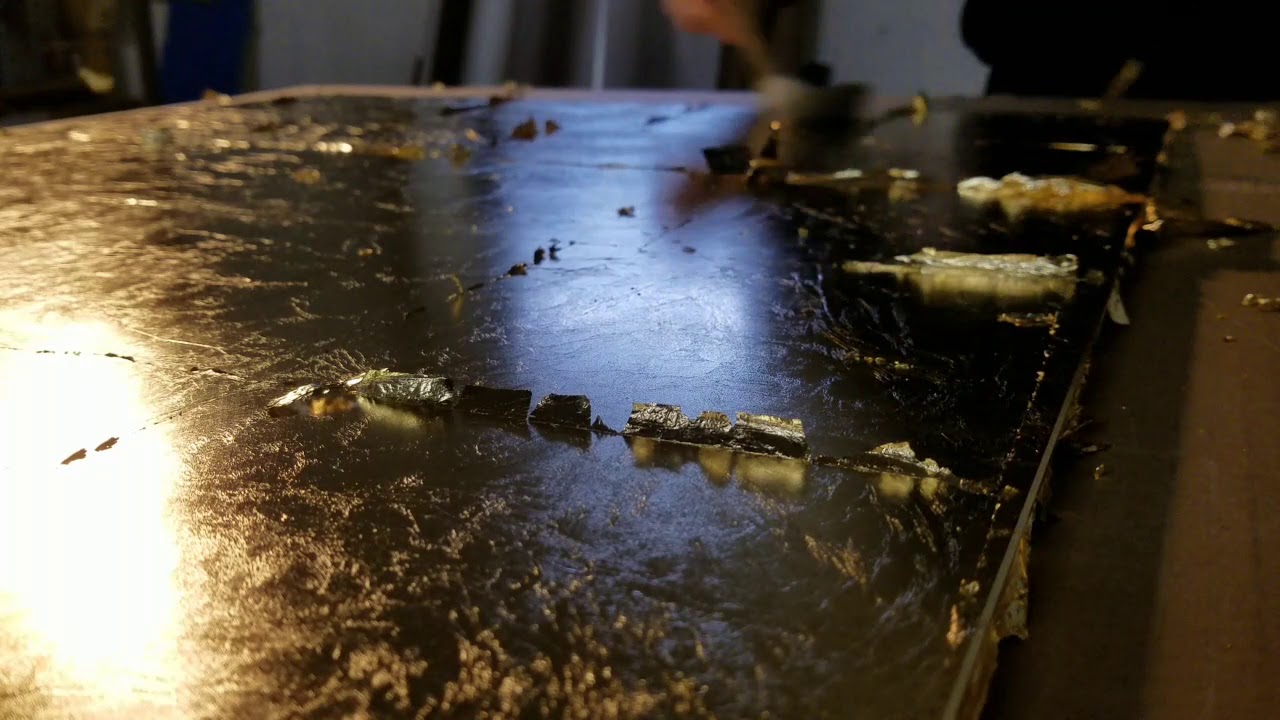 Video Herstellung Goldene Glas Magnettafel No 1   Das Original von armgardt design concept