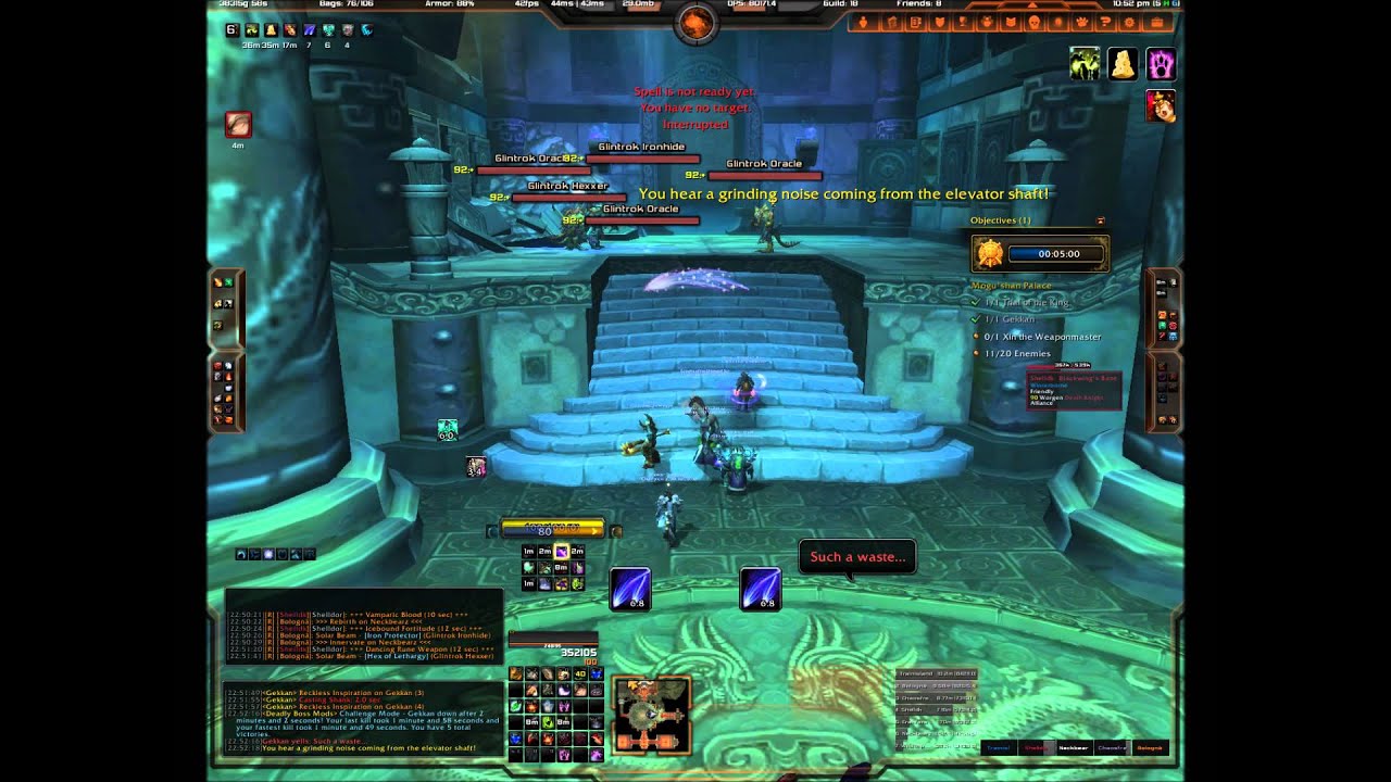 Mogu'shan Palace Challenge Mode Gold. Balance Druid PoV.