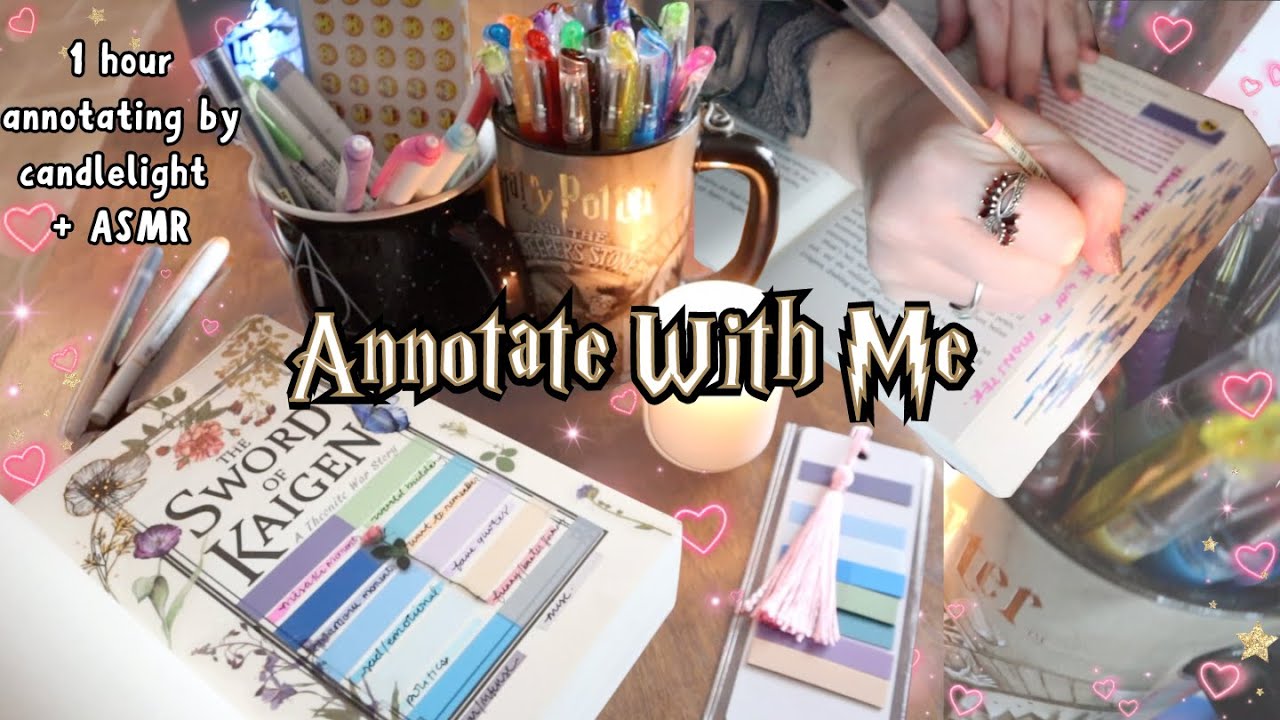 Annotating by Candlelight ✧ Cozy Annotate With Me Ambiance, No Talking