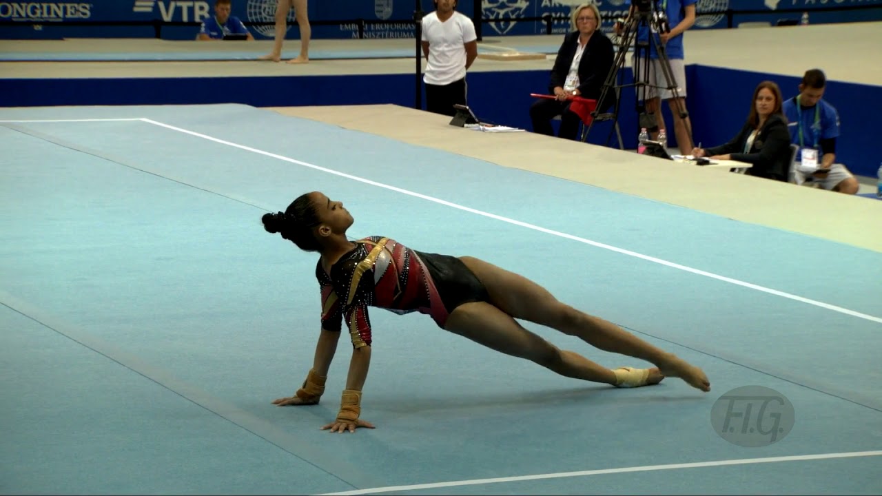 ABOELHASAN Jana (EGY) - 2019 Artistic Junior Worlds, Gyor (HUN) - Qualifications Floor Exercise