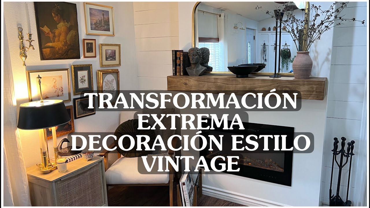 EXTREMA DECORACIÓN DE SEGUNDA MANO ESTILO VINTAGE
