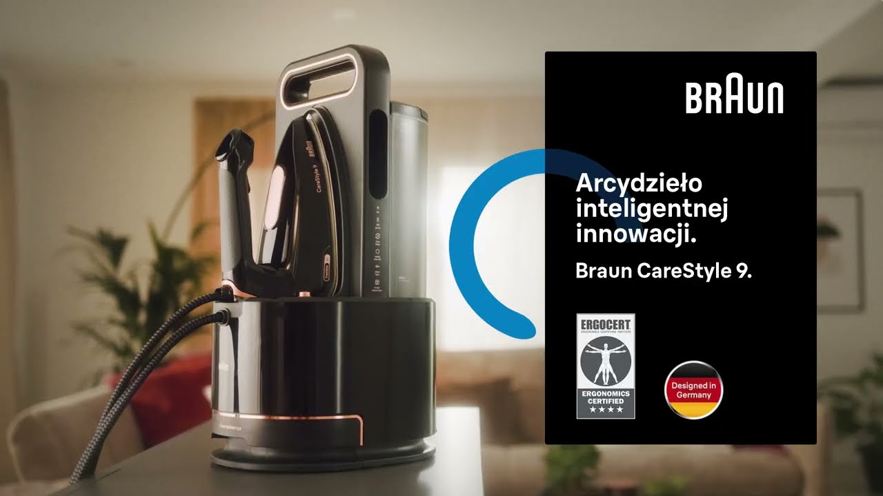 Żelazko z generatorem pary Braun CareStyle 9 | Prasowanie bez wysiłku