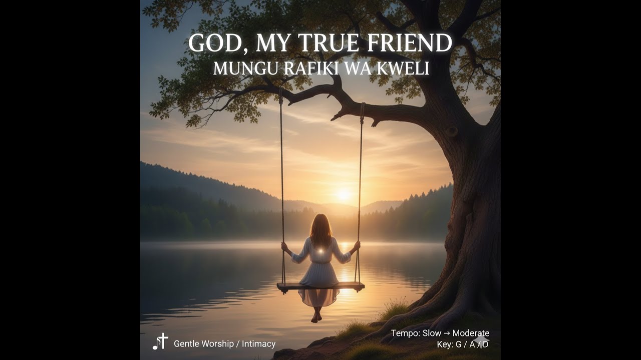 Бог, мой верный друг, двуязычная песня для богослужения (английский, суахили, африканское госпел).