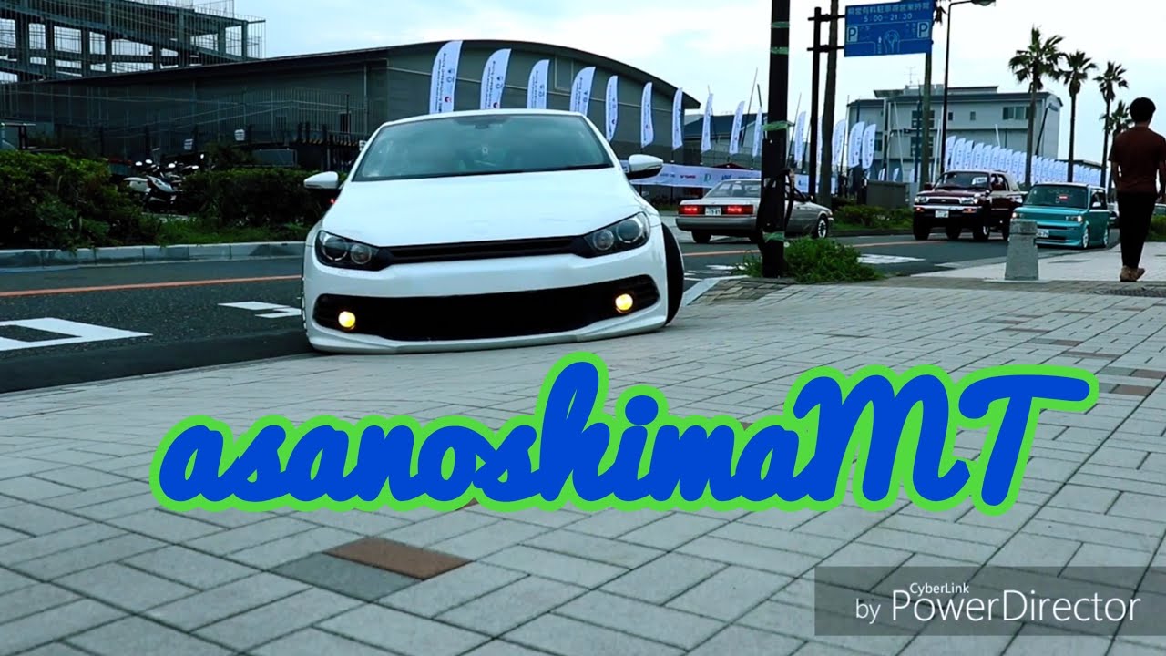朝ノ島 8/25  ①【搬入動画】JDM USDM 車高短