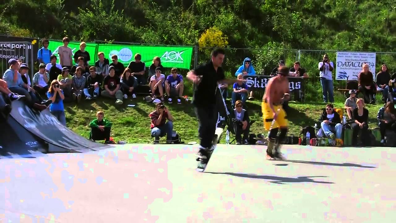 Kilian Martin 1st place World cup Freestyle Skateboarding 2010