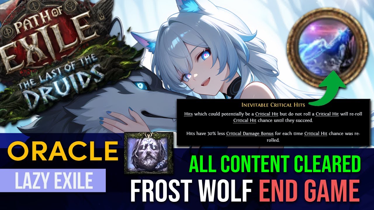 [PoE 2] Oracle Crit Frost Wolf Melting Endgame | Build Guide & Talisman Craft | Day 3/4 Update 0.4