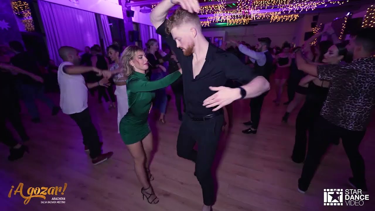 Bjørn Are Therkelsen & Elisa Bonardi ~ social dancing @ A Gozar Arachova Salsa Bachata Meeting