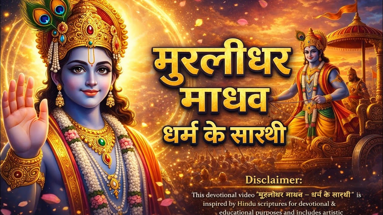 जय श्रीकृष्ण 🙏 | Krishna Janm to Kurukshetra Story | Powerful Krishna Bhajan