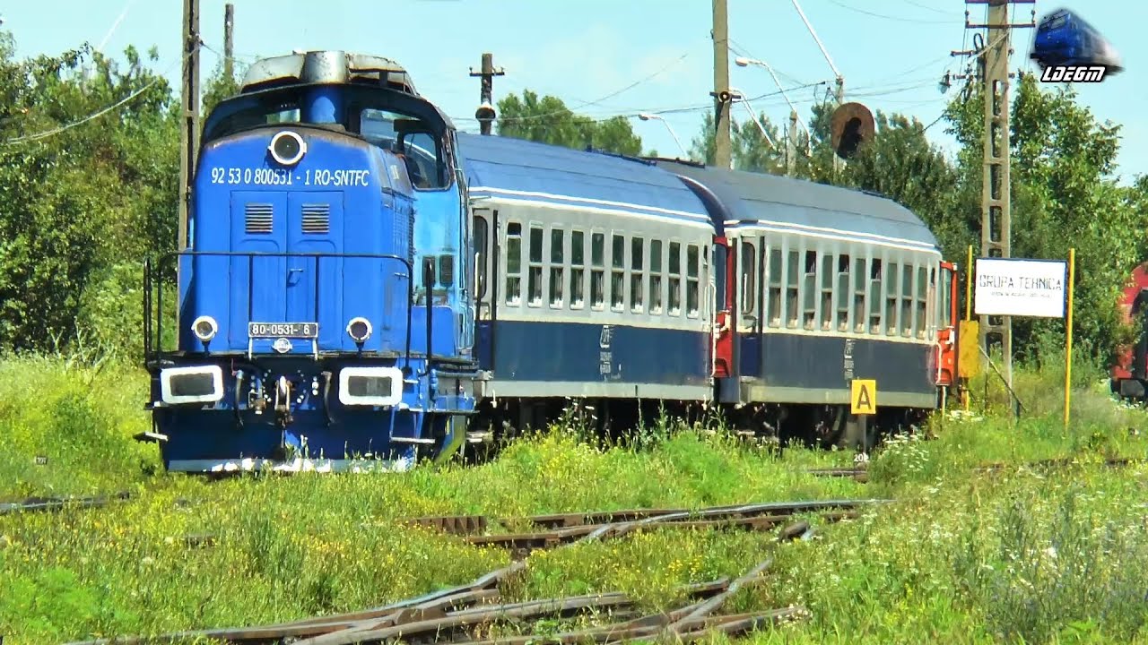 Trenuri & Activitate Feroviară/Trains & Rail Activity in Gara Satu Mare Station - 10 July 2020