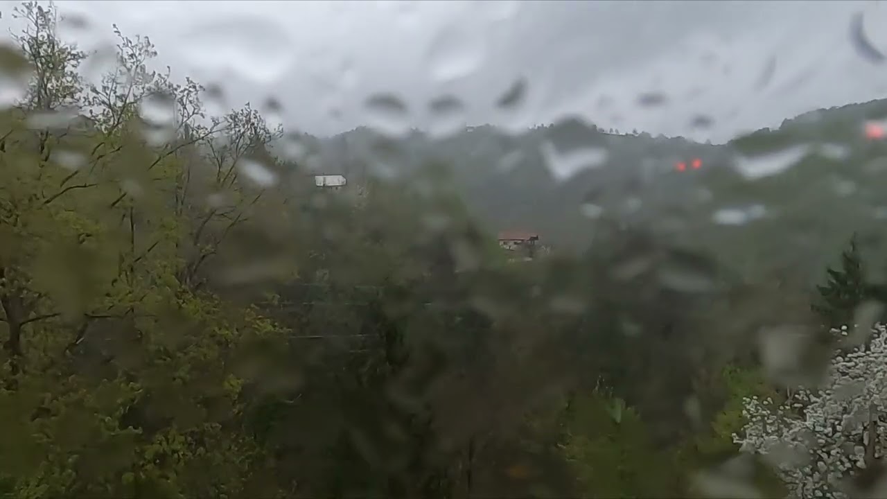 1 Hour Rainy Night Ambience (60 Minutes)