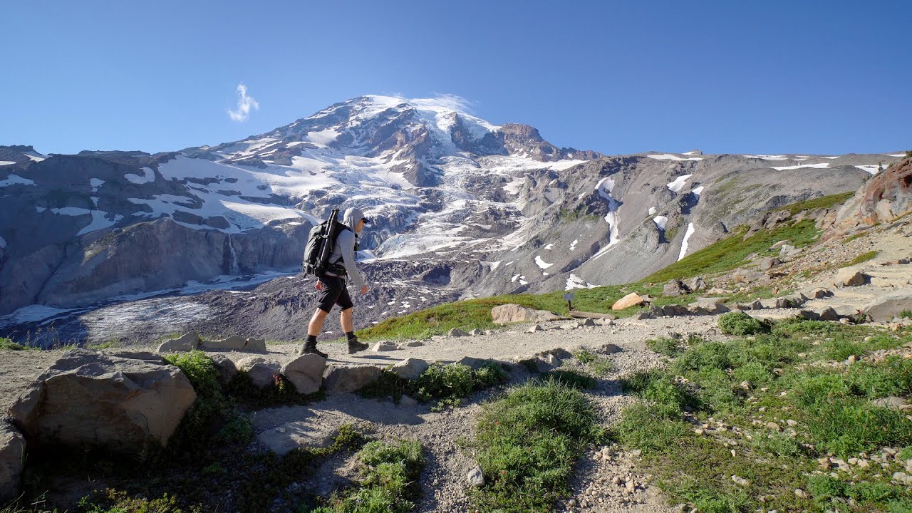 Mt Rainier National Park : Solo Silent Hiking All The Best Trails