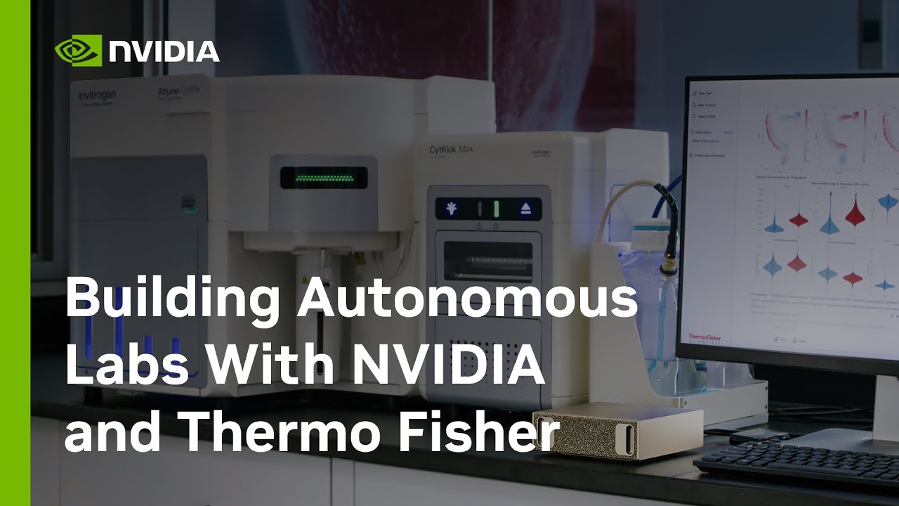 Создание автономных лабораторий с помощью NVIDIA и Thermo Fisher Scientific.