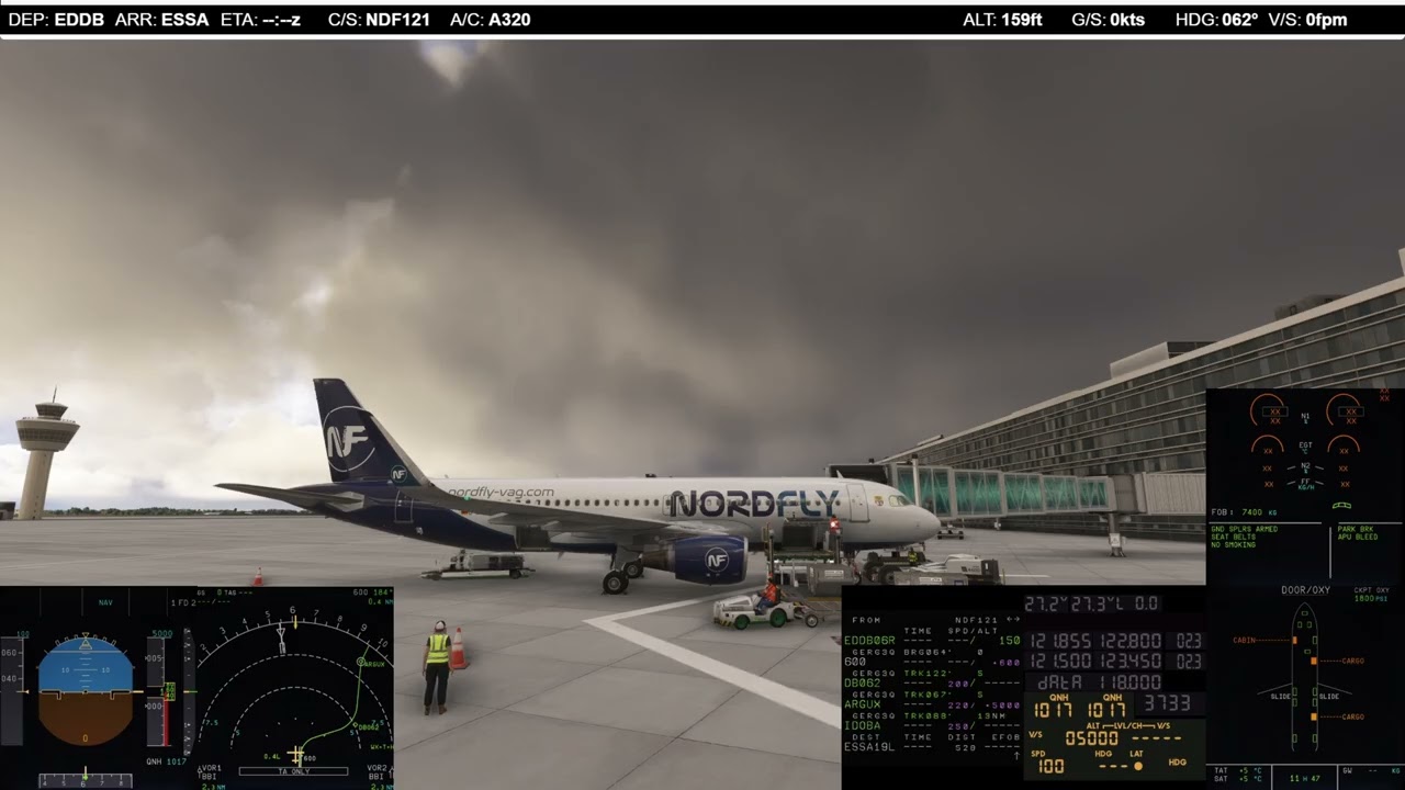 MSFS 2024 | A320 Berlin–Stockholm | Viel Traffic & kurzes Holding vor Arlanda