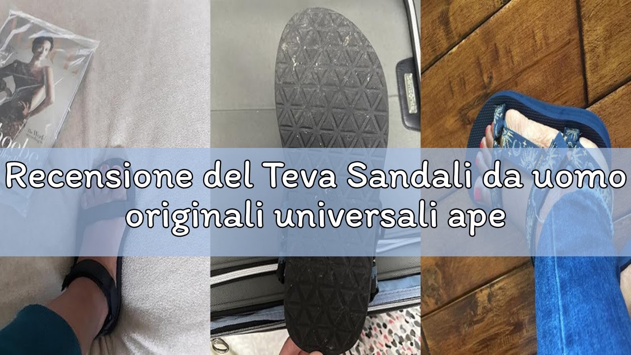 Recensione del Teva Sandali da uomo originali universali aperti