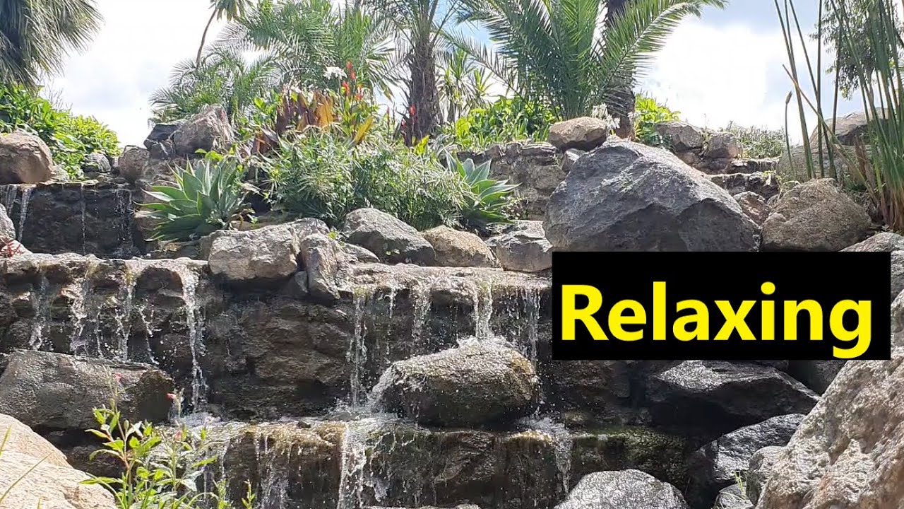 Relaxing video of Waterfall , watch this while sleeping , friendship park Addis Ababa 2023