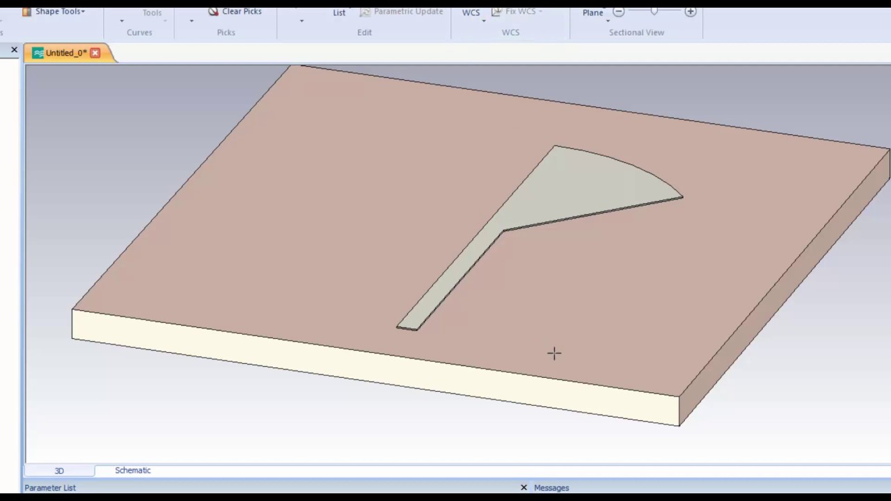 CST Tutorial: Design of a Radial Stub (Simpler)