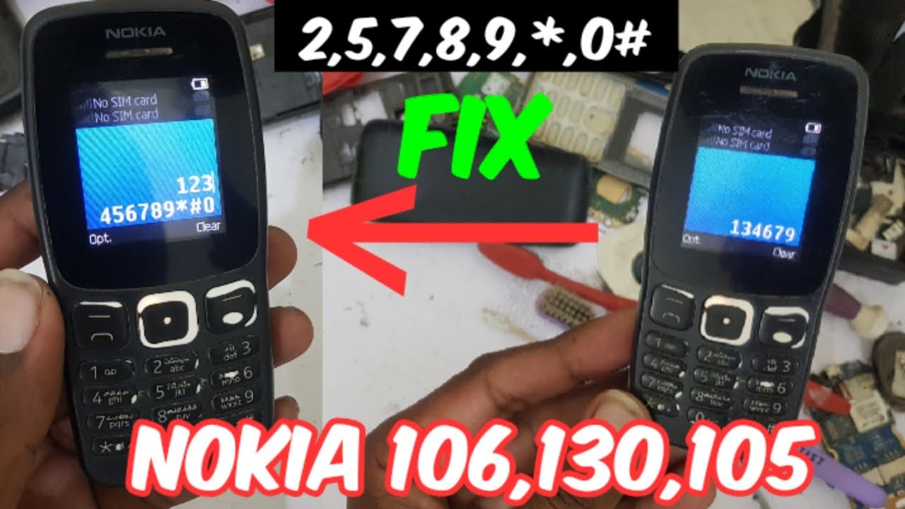 Nokia 106 Keypad Problem | All Nokia Mobile keypad Solution