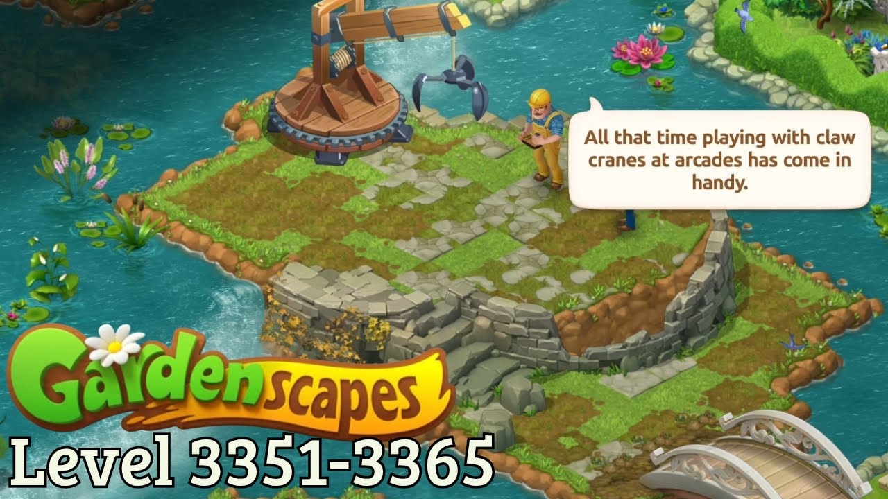 Gameplay Gardenscapes Level 3351-3365