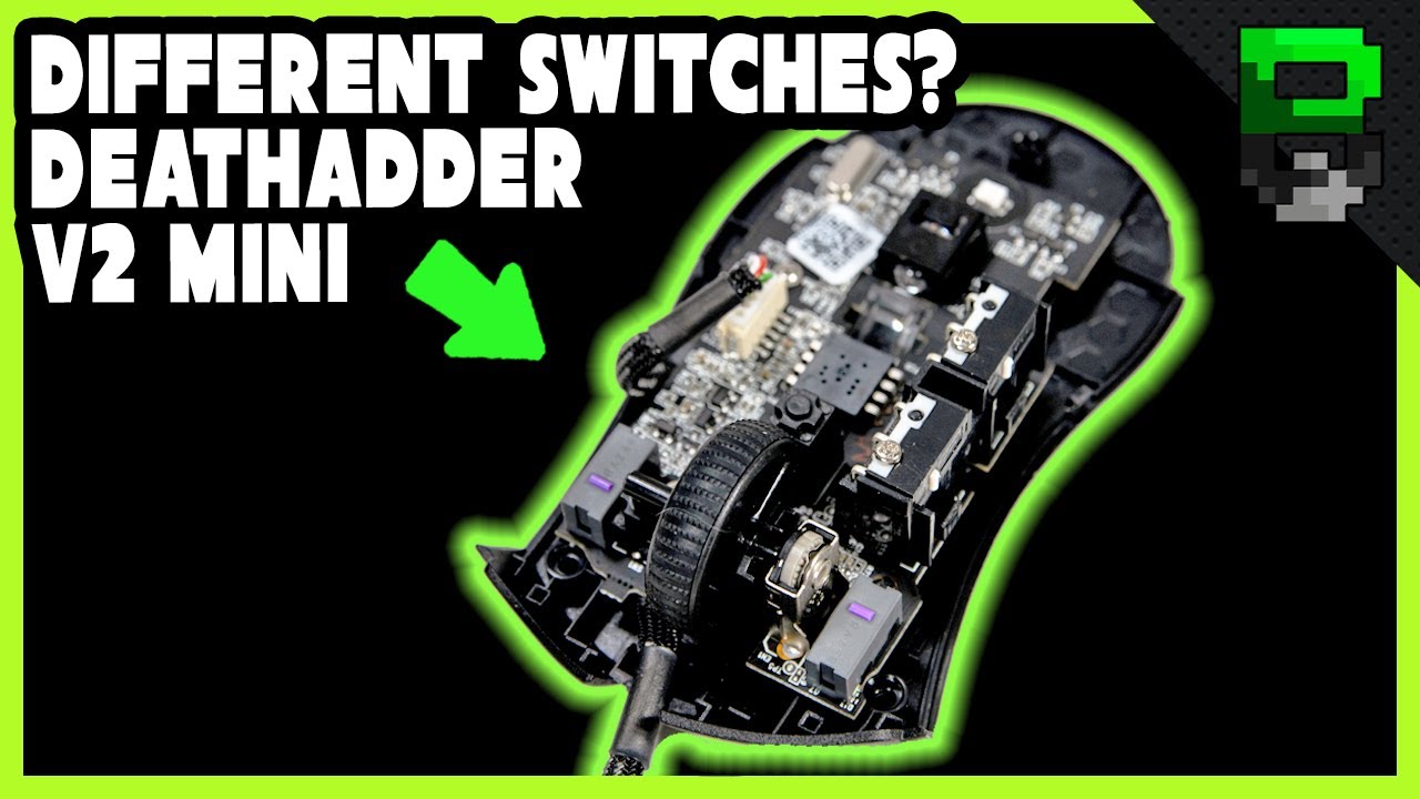 У этой мыши другие переключатели — разборка Razer Deathadder V2 Mini
