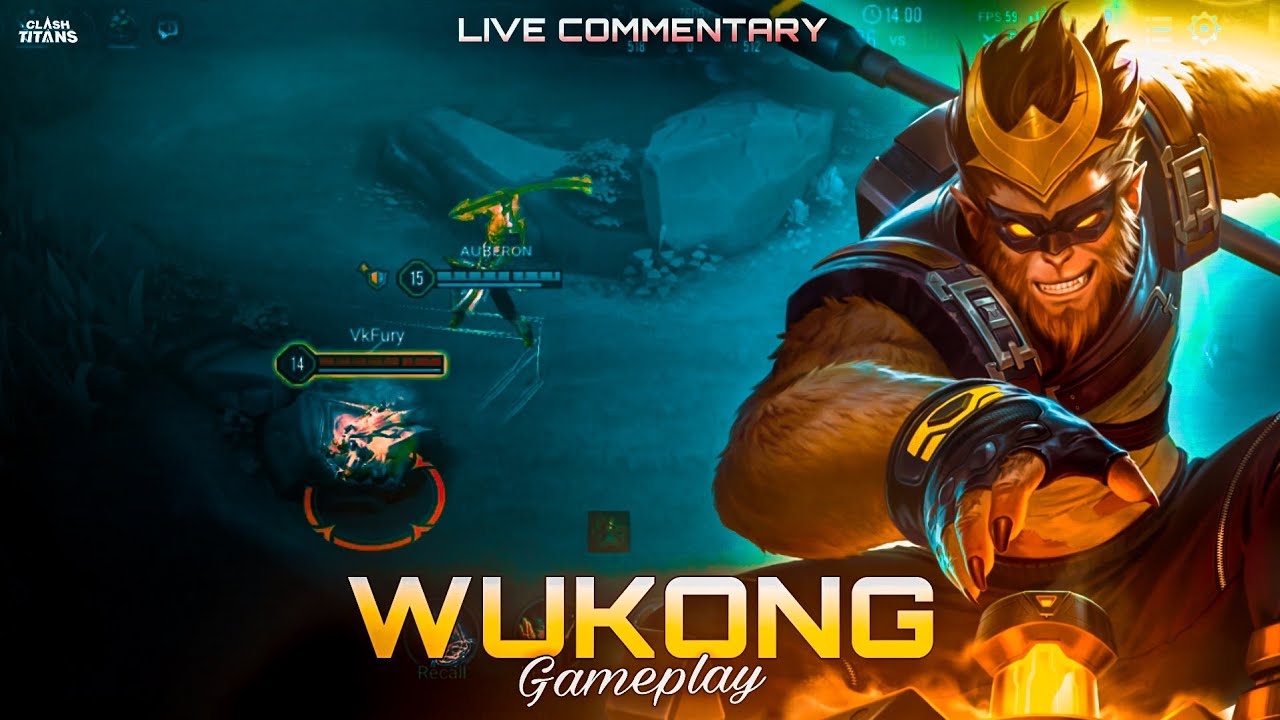Wukong Slayer Lane Live Commentary Gameplay | Tips and Tricks | Clash of Titans | CoT | MOBA