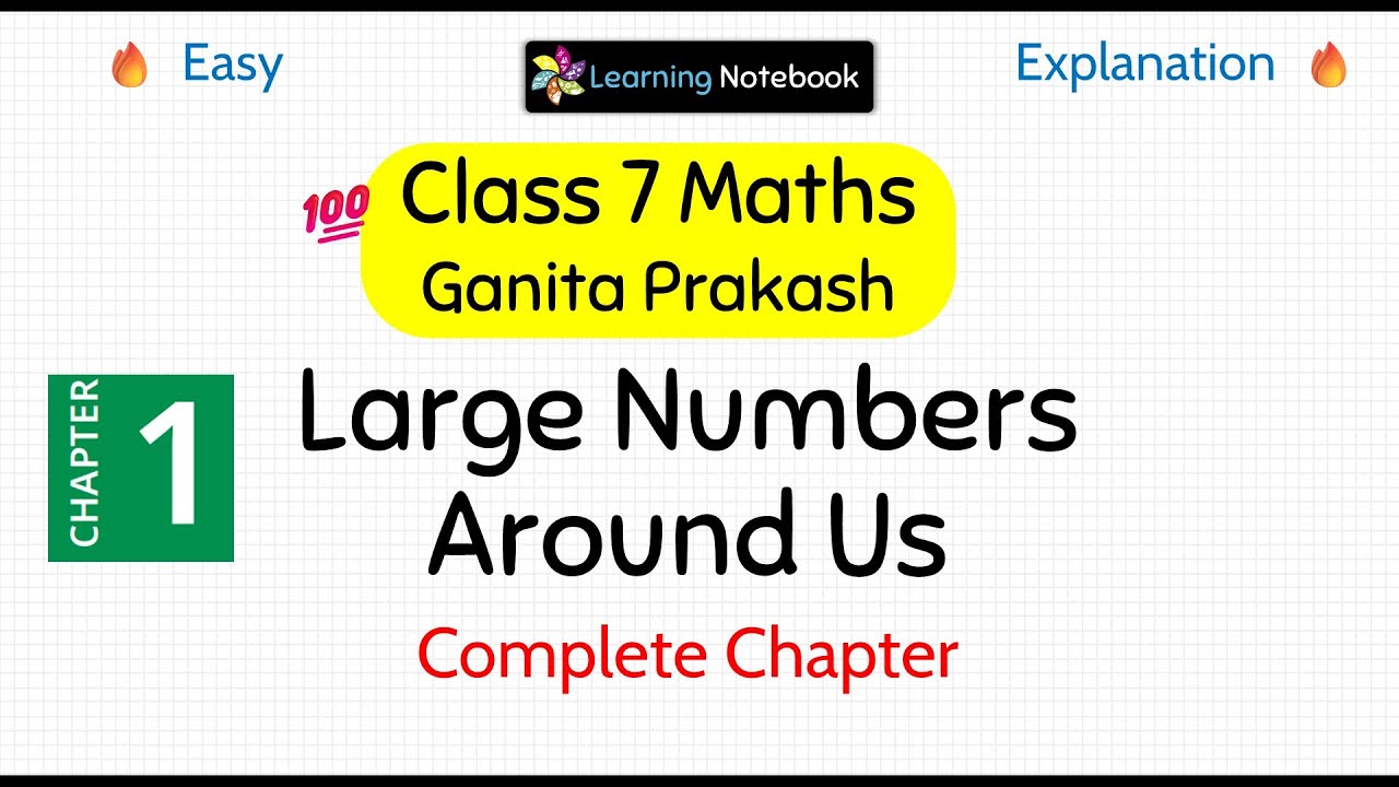 Class 7 Maths Large Numbers Around Us - Class 7 Maths Ganita Prakash Chapter 1