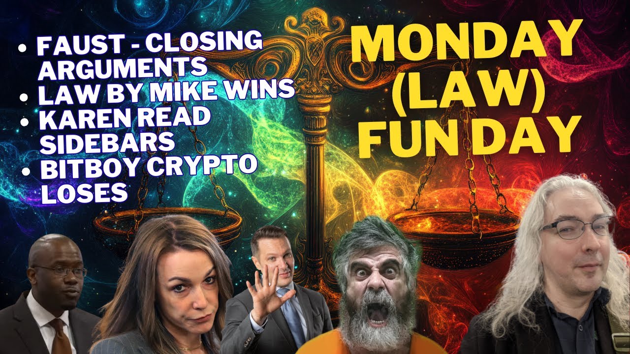 Monday (Law) Fun Day:  Faust, Read, Bitboy Crypto, and Law By Mike