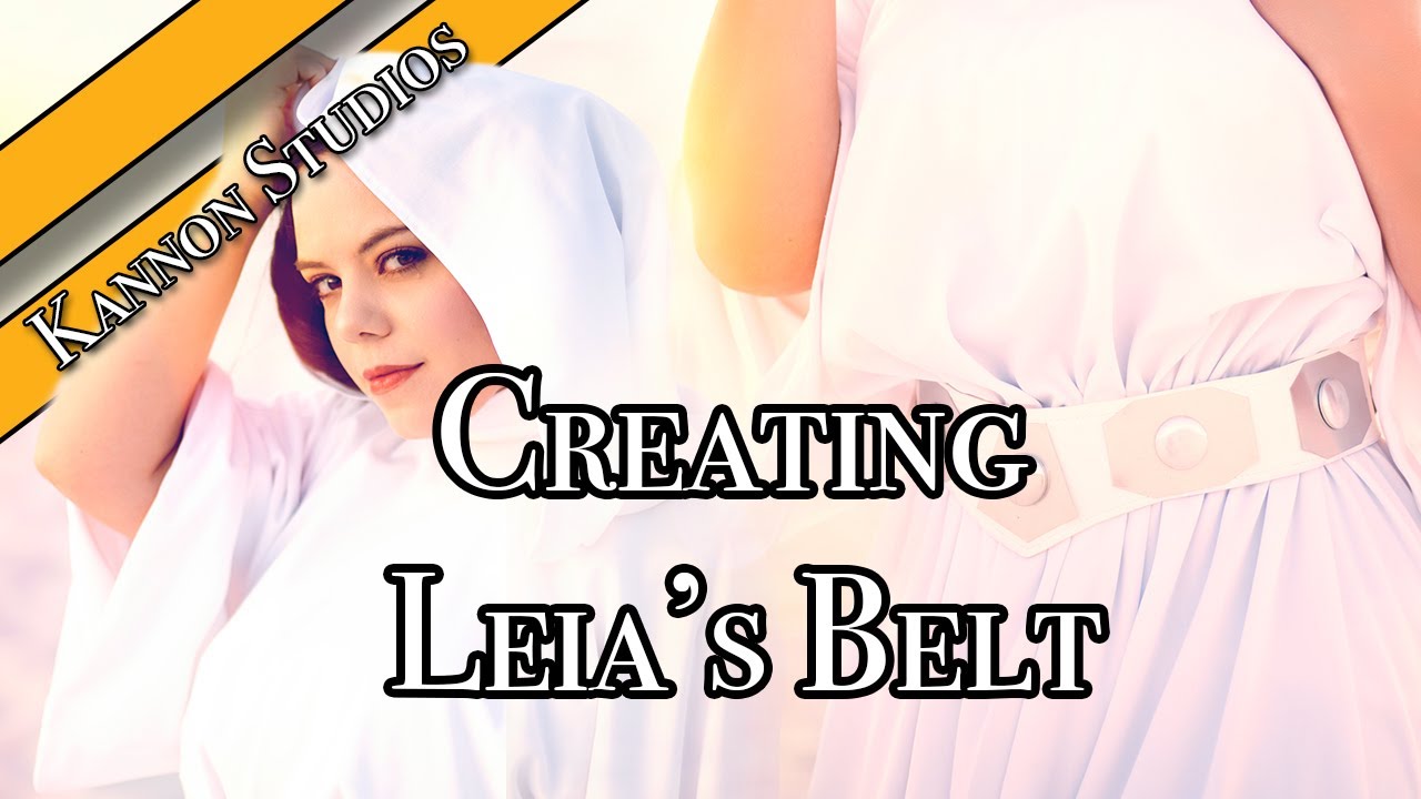 Leia Cosplay Belt Tutorial