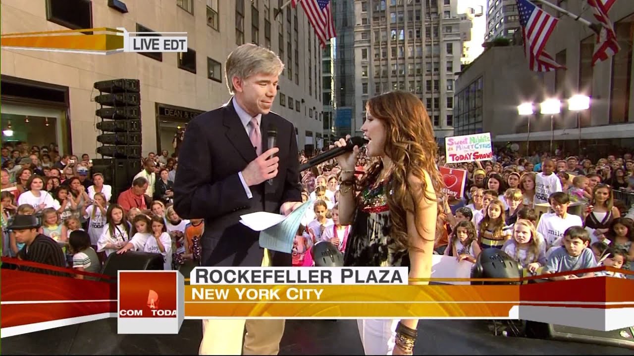 Miley Cyrus - Interview NBC's Today Show July 25, 2008 [HD]