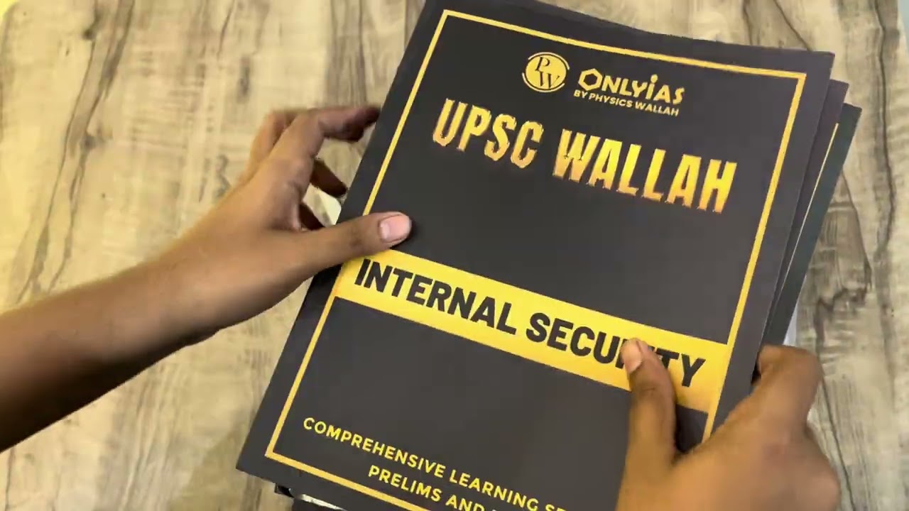 PW UPSC Wallah Study Material Unboxing | Complete IAS Foundation Kit.