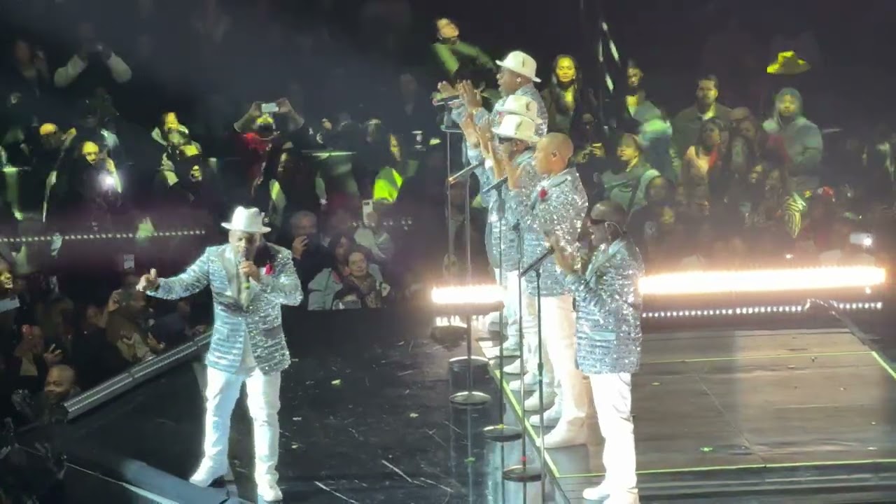 New Edition performs Mr. Telephone Man