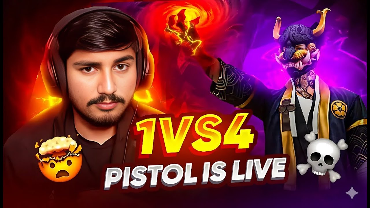✅Everyday  ❤️GUILD TEST 1 VS 4 🔥 On Live Streamer 😱 #freefire #shortslive #FFGuildTest #trending